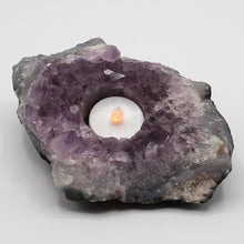 Load image into Gallery viewer, Tealight Candleholder - Unfinished Stone Slab