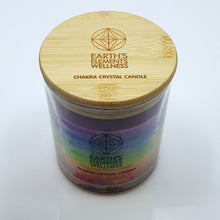 Load image into Gallery viewer, 7 Chakra Crystal Candle