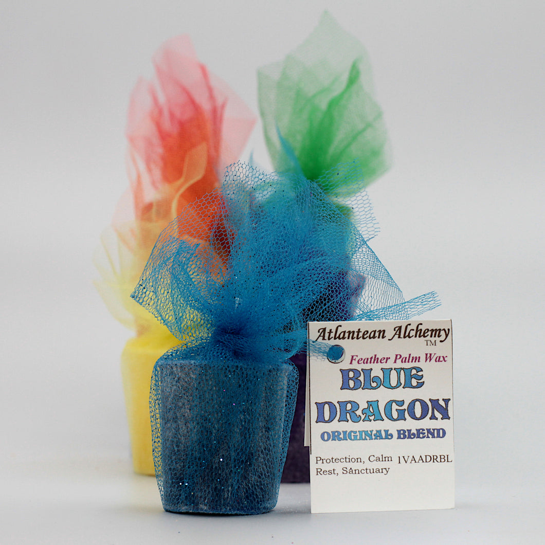 Blue Dragon Candle