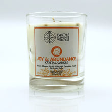 Load image into Gallery viewer, Crystal Candle - Joy &amp; Abundance

